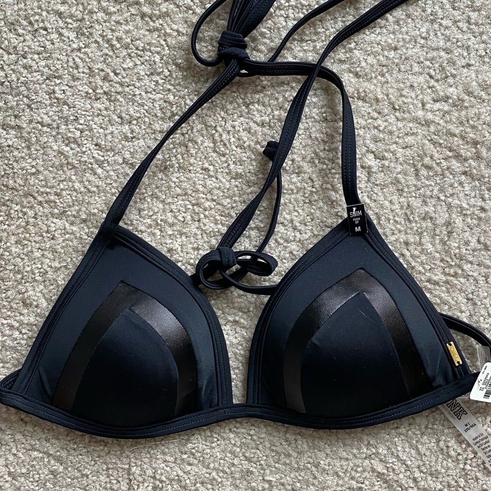 VS PINK triangle push up bikini top